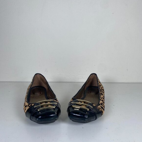 2000s Leather Ceetah Print Flats - Picture 4 of 5